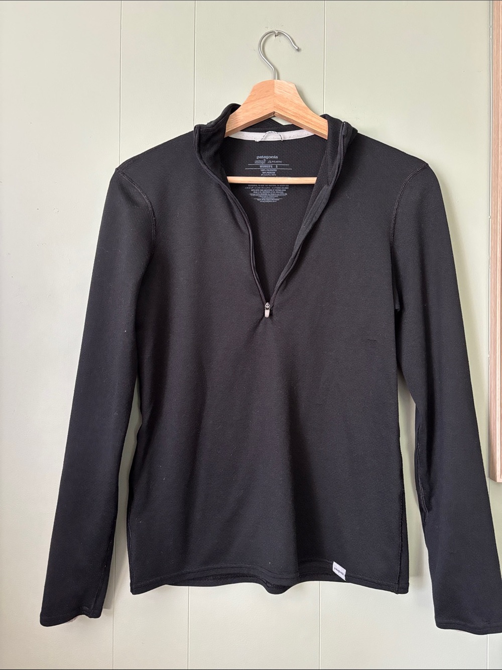 Patagonia Women’s Black Carilene 3 Midweight Baselayer